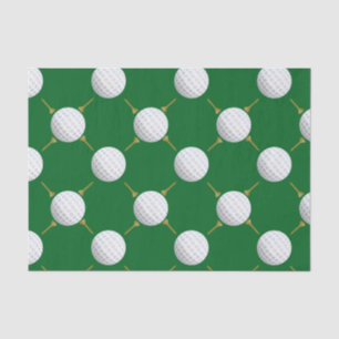 Papier Mousseline Boules et tee - shirt de golf sur le vert