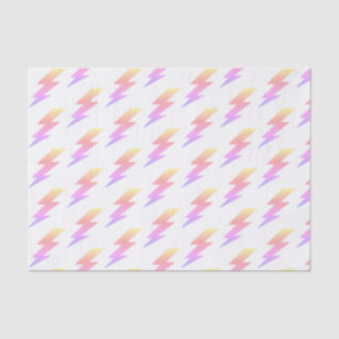 Papier Mousseline Boulon de foudre d'arc-en-ciel