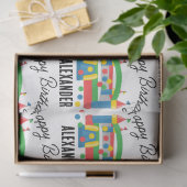 Papier Mousseline Bounce House Jumping Castle Ball Nom des enfants