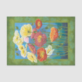 Papier Mousseline Bouquet à la frontière I (Recto)