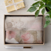 Papier Mousseline Bouquet Ancien De Pink Pastel Découpage Rose (Cadeau)