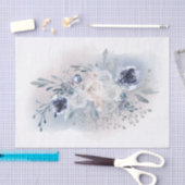 Papier Mousseline bouquet aquarelle (Artisanat)
