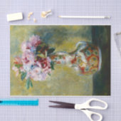Papier Mousseline Bouquet dans un vase d'Auguste Renoir (Artisanat)
