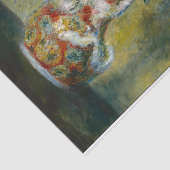 Papier Mousseline Bouquet dans un vase par Pierre Auguste Renoir (Détail)