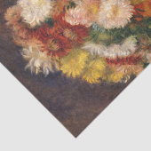 Papier Mousseline Bouquet de Chrysanthemums Renoir (Détail)
