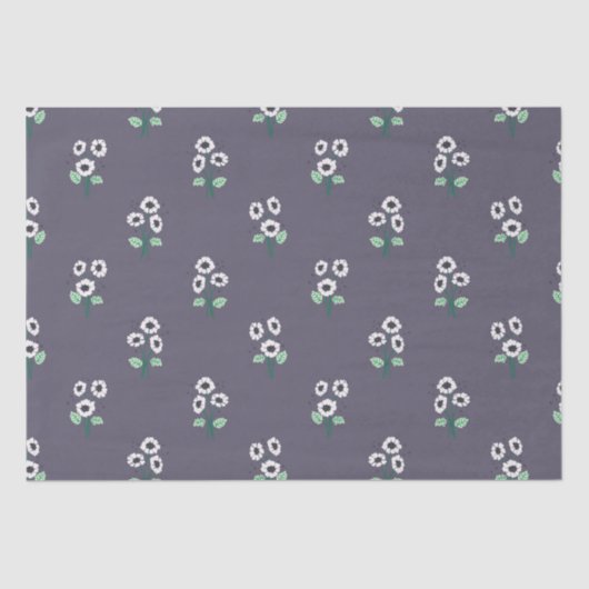 Papier Mousseline Bouquet de fleur marguerite (Recto)