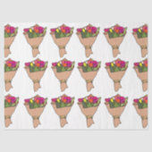 Papier Mousseline Bouquet De Fleurs (Recto)