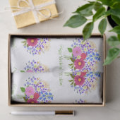 Papier Mousseline Bouquet de fleurs (Cadeau)