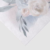 Papier Mousseline bouquet de fleurs aquarelles (Détail)