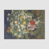Papier Mousseline Bouquet de fleurs dans un vase | Vincent van Gogh (Recto)