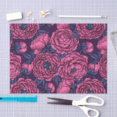 Papier Mousseline Bouquet de galets roses (Artisanat)