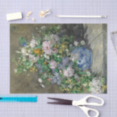 Papier Mousseline Bouquet de printemps, 1866 par Pierre-Auguste Reno (Artisanat)