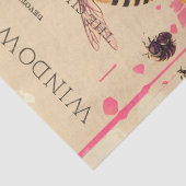 Papier Mousseline Bouquet Ephémère Ephémère Bouquet d'abeilles vinta (Détail)