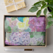 Papier Mousseline Bouquet Floral Bleu Papillon Découpage (Cadeau)