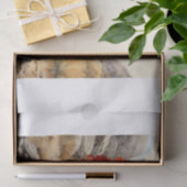 Papier Mousseline Bouquet floral Boho Western Boots pour découpage (Cadeau)