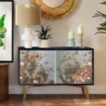 Papier Mousseline Bouquet Floral Rouge Vase Vintage Oiseaux Découpag<br><div class="desc">VERTICAL Image du côté droit. 1 sur 3 images de coordination. L'image a été divisée en une paire d'images qui peuvent être utilisées pour les portes des armoires, en créant une paire de murs d'art ou d'autres utilisations créatives de découpage. Le design a une écriture manuscrite mise en page éphémère...</div>