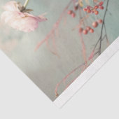 Papier Mousseline Bouquet Rose, Flore Pastel, Romantique (Détail)