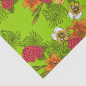 Papier Mousseline Bouquet tropical (Détail)