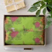 Papier Mousseline Bouquet tropical (Cadeau)