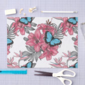 Papier Mousseline Bouquet tropical (Artisanat)