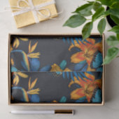 Papier Mousseline Bouquet tropical (Cadeau)