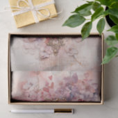 Papier Mousseline Bouquet Valentine Pink and Red Hearts (Cadeau)