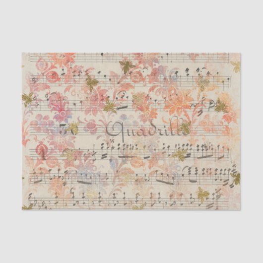 Papier Mousseline Bourdon de Damas (Recto)