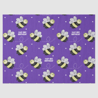 Papier Mousseline Bourdon Violet 45 cm 60 cm Anniversaire