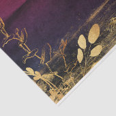 Papier Mousseline Bourgogne et or (Détail)