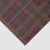 Papier Mousseline Bourgogne Vieux Décor Bio Plaid Charme (Détail)