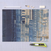 Papier Mousseline Bouteille d'indigo de Shibori (Artisanat)