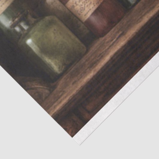 Papier Mousseline Bouteilles d'apothicaire d'Halloween sorcier (Détail)