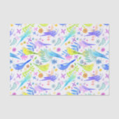 Papier Mousseline Bouteilles en Aquarelle Whimsical (Recto)