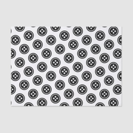 Papier Mousseline Bouton noir (Recto)