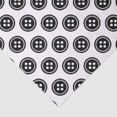 Papier Mousseline Bouton noir (Détail)