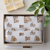 Papier Mousseline Boutons adorables ! (Cadeau)