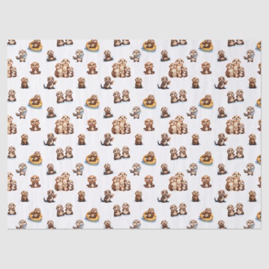 Papier Mousseline Boutons adorables ! (Recto)