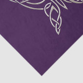 Papier Mousseline Boutons de curling à papillon celtique violet arge (Détail)