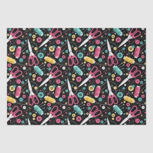 Papier Mousseline Boutons et bobines (Recto)