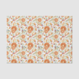 Papier Mousseline Bovins brûlés au soleil et fleurs d'eucalyptus