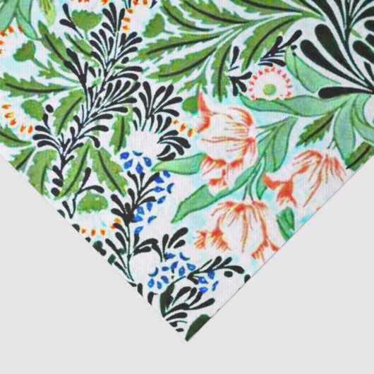 Papier Mousseline Bower, William Morris motif, (Détail)