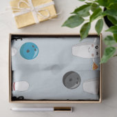 Papier Mousseline Bowling Pizza Grève Un Anniversaire de enfant Amus (Cadeau)