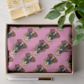 Papier Mousseline Boxer de Pâques (Cadeau)