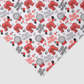 Papier Mousseline Boxing Birthday Tissue Paper (Détail)