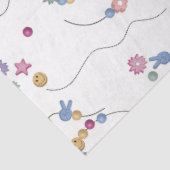 Papier Mousseline Bracelet d'amitié fille Motif de bijoux (Détail)