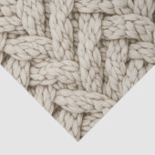 Papier Mousseline Braided Thread Knit Texture – Warm Beige (2) (Détail)