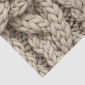 Papier Mousseline Braided Thread Knit Texture – Warm Beige (4) (Détail)