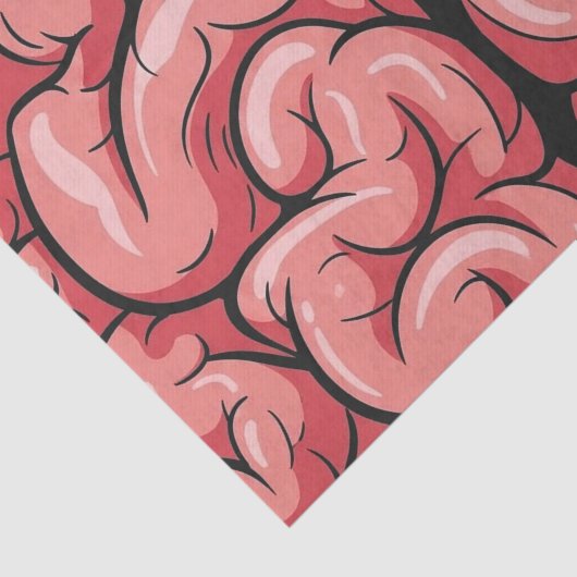 Papier Mousseline Brain Pattern Tissue Paper (Détail)
