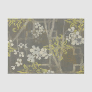 Papier Mousseline Branche de fleurs à motifs I
