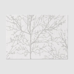 Papier Mousseline Branches d'arbre modernes Design Papier de tissus